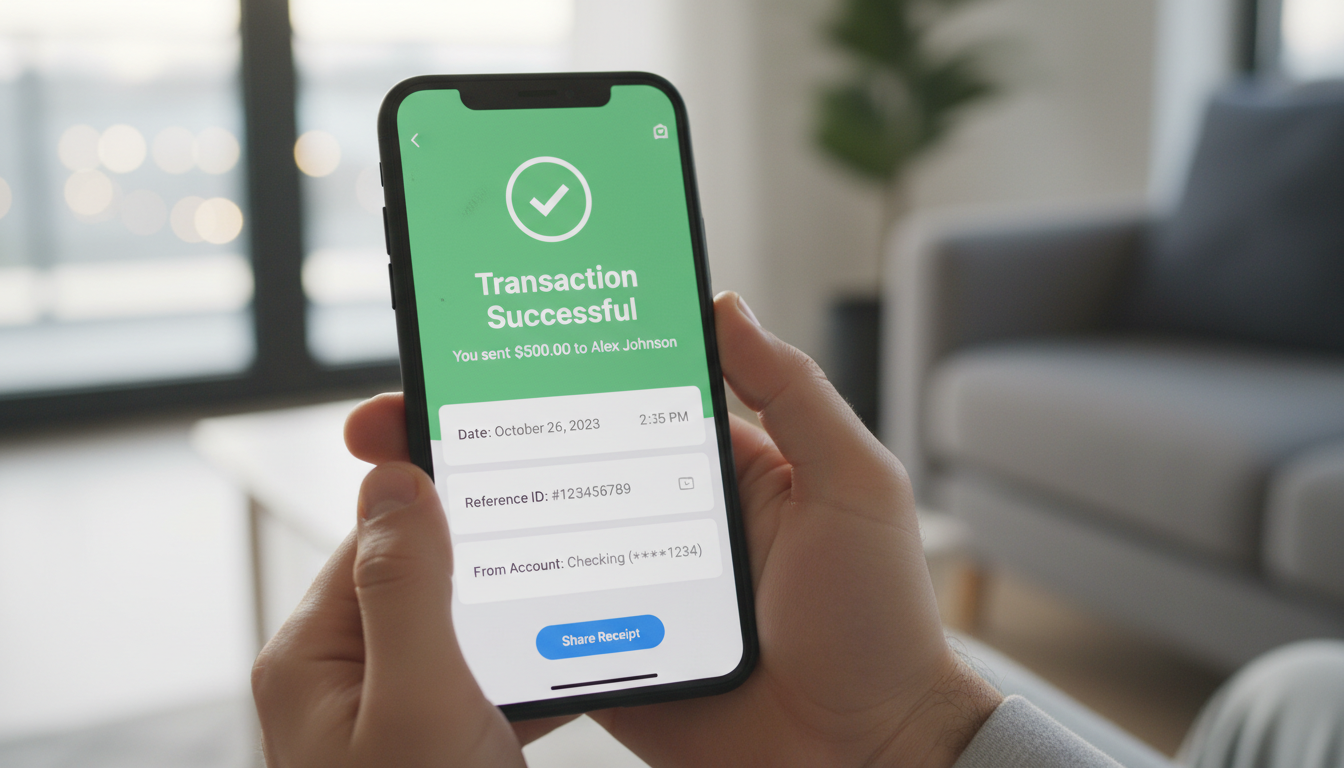 Ilustracja procesu płatności w aplikacji mobilnej Revolut